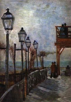 Vincent Van Gogh : Montmartre Near the Upper Mill